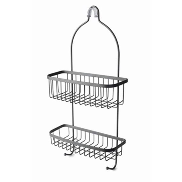 BLUE CANYON SHOWER CADDY 2 TIER GRAPHITE