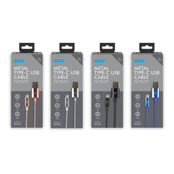 ZENSO METAL TYPE C USB CABLE SUITABLE FOR ANDROID