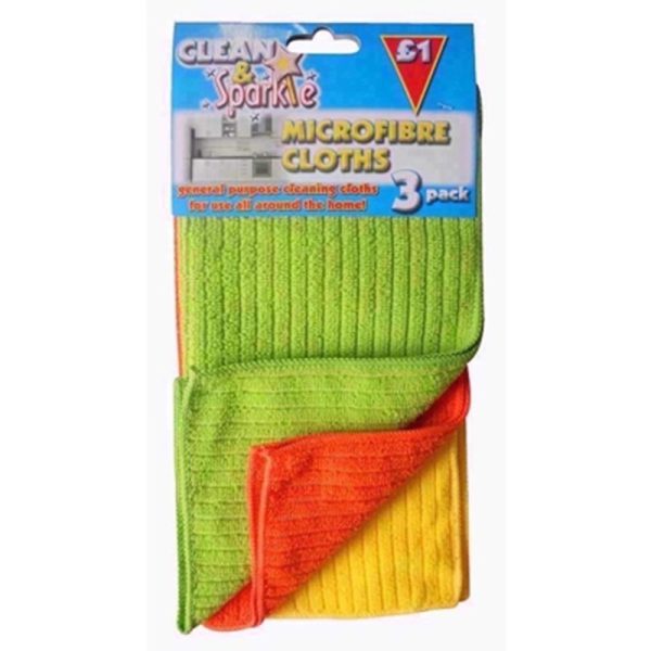 SQUEAKY CLEAN 2 MICROFIBRE CLOTHS PACK OF 5