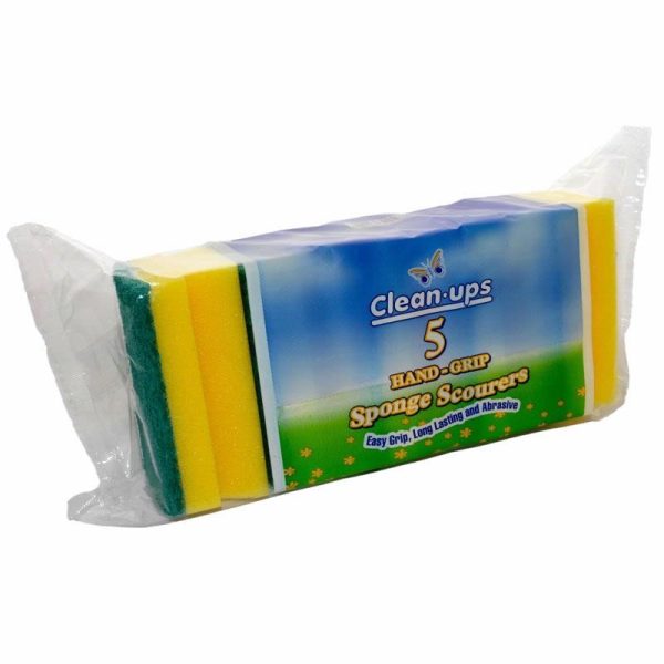 SUPERBRIGHT SPONGE CLEANUP 5 SCOURER PACK OF 10 (SP