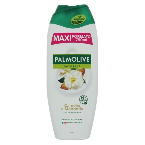 PALMOLIVE SHOWER GEL CAMELLIA & ALMOND 750ML PACK OF 12