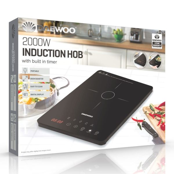 DAEWOO SINGLE INDUCTION HOB 2000W