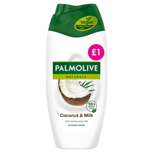 PALMOLIVE SHOWER GEL COCONUT & MILK 250ML PACK OF 6 (PM £1)