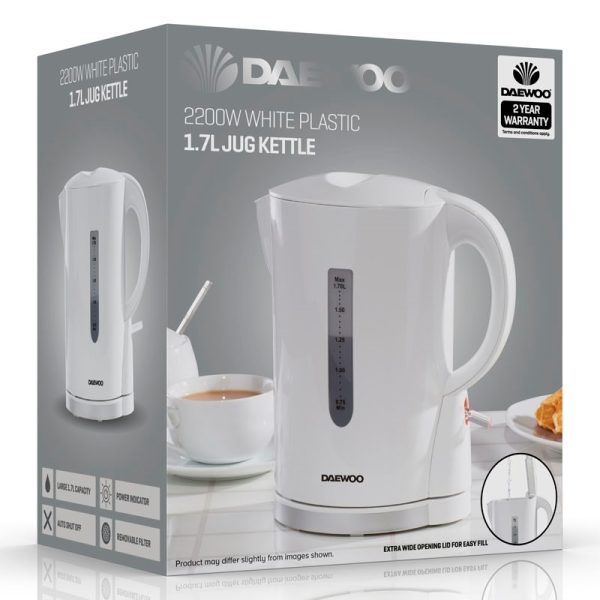 DAEWOO WHITE KETTLE SDA1650