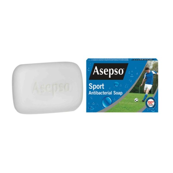 ASEPSO SOAP 80G SPORT ANTIBACTERIAL 3S PACK OF 24