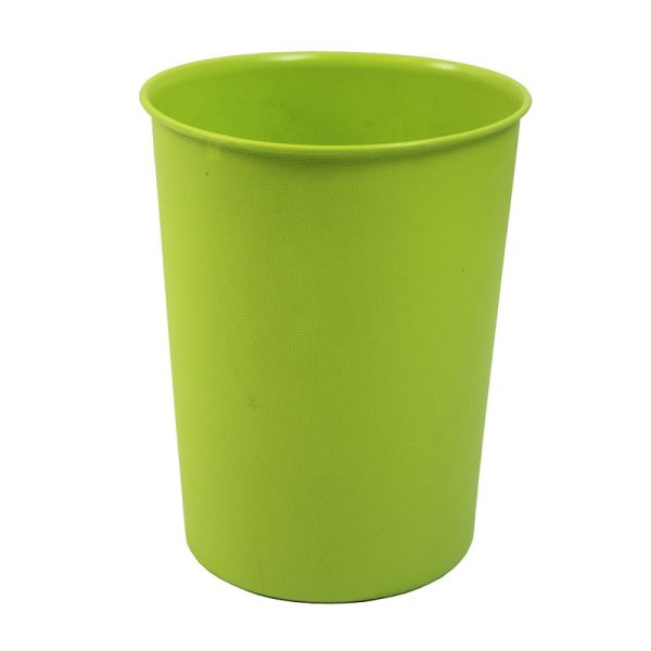 JVL PLASTIC WASTE PAPER BIN VIBRANCE GREEN