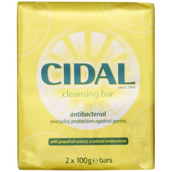 CIDAL ORIGINAL CLEANSING SOAP 2 X 100G PACK OF 8