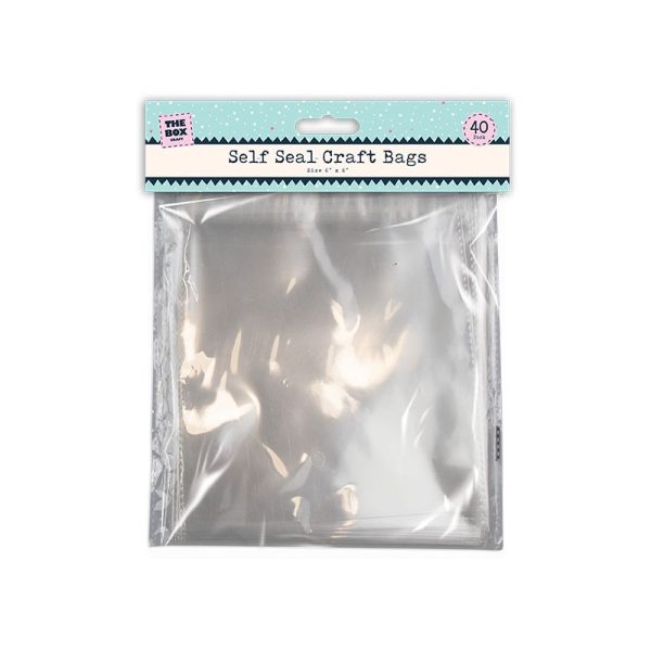 SELF SEAL CRAFT BAGS 40PCE