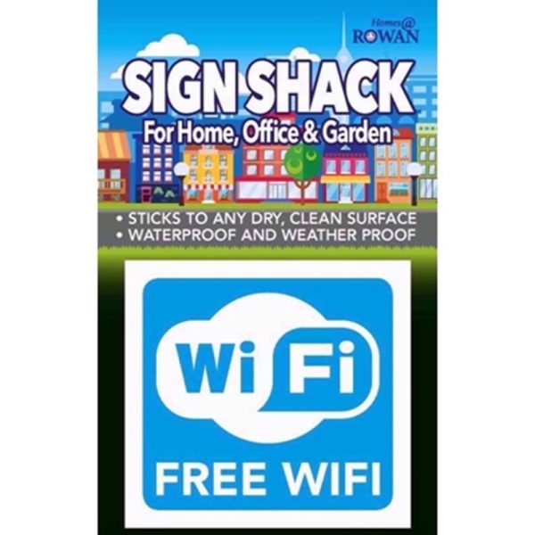 SIGN SHACK- FREE WIFI