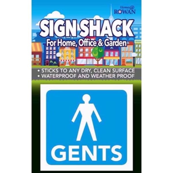 SIGN SHACK- GENTS