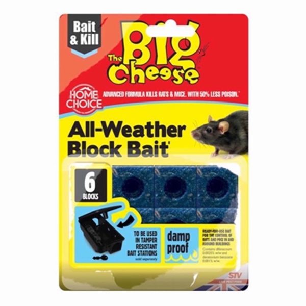 THE BIG CHEESE AWEATHER BLOCK BAIT 6X10G