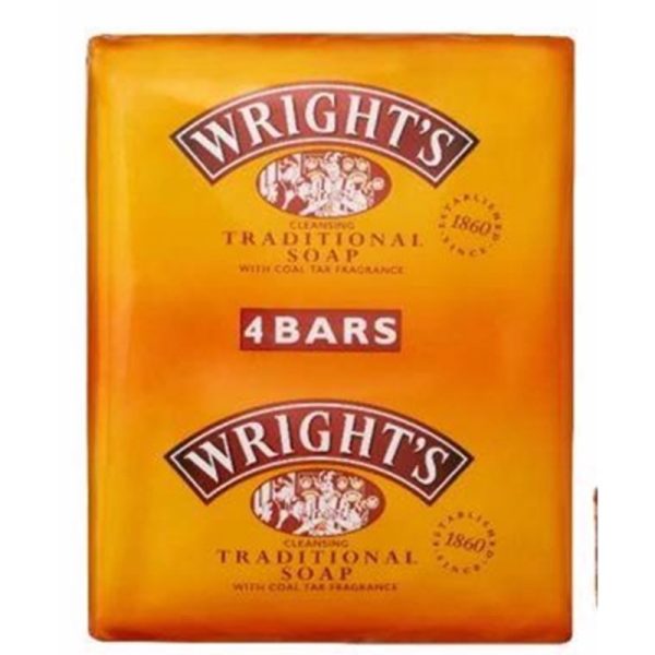 WRIGHTS SOAP 100G 4PCS PACK OF 6