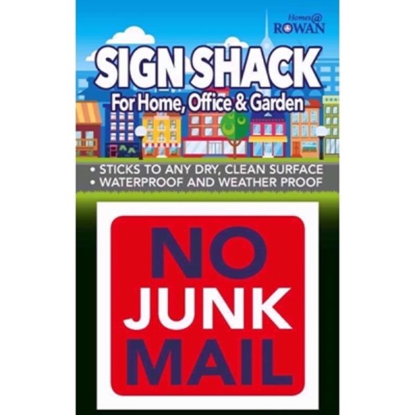 SIGN SHACK- NO JUNK MAIL