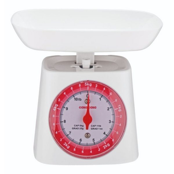 CASA MECHANICAL KITCHEN SCALE WHITE