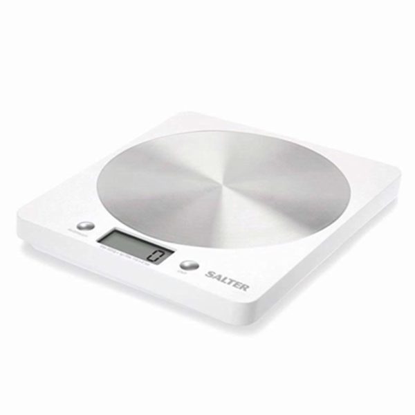 DISC ELECTRONIC KITCHEN SCALE - WHITE