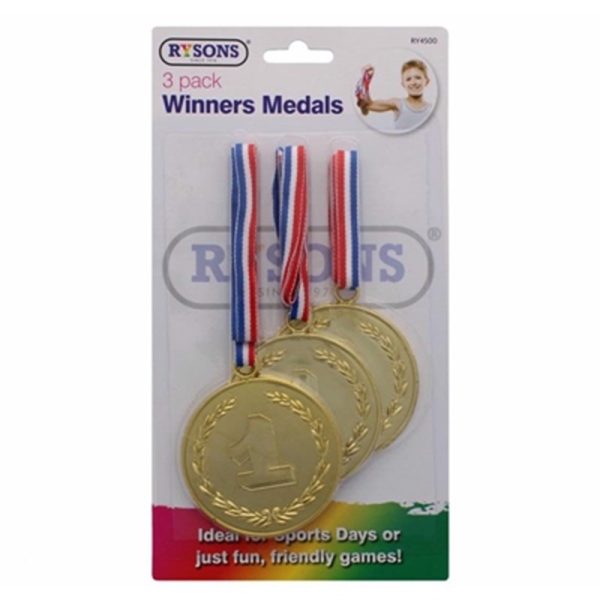 WINNERS MEDALS PACK OF 3