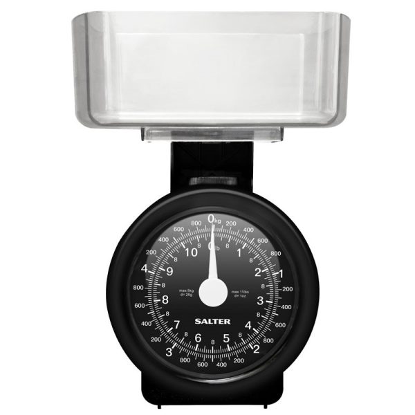 KITCHEN SCALE BLACK CLEAR 5KG