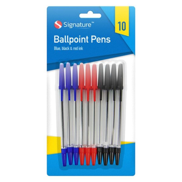 SIGNATURE PENS BALLPOINT PACK OF 10