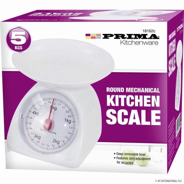 PRIMA KITCHEN SCALE WHITE