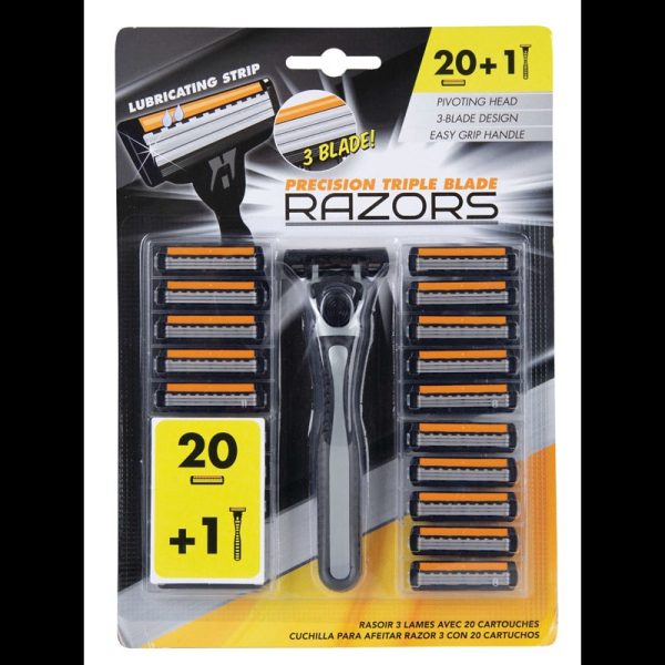 RAZOR 3 BLADE W/20 CARTRIDGES