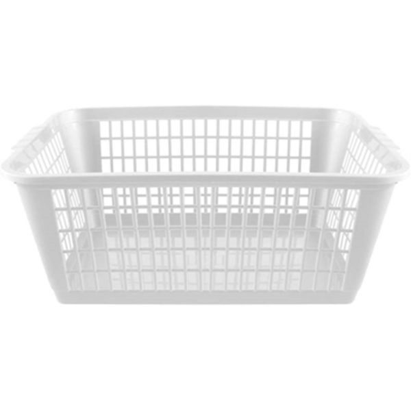 SIGNATURE HANDY LARGE WHITE BASKET