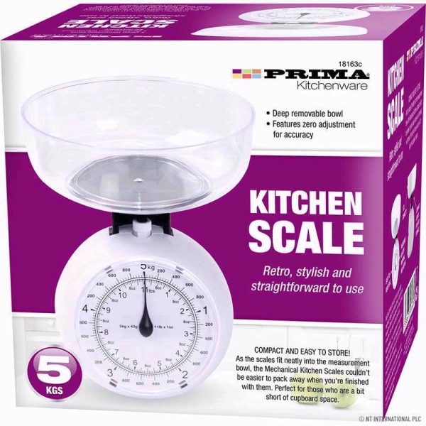 PRIMA KITCHEN SCALE WHITE