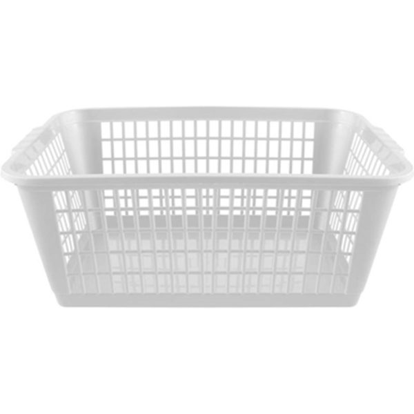 SIGNATURE HANDY SMALL WHITE BASKET