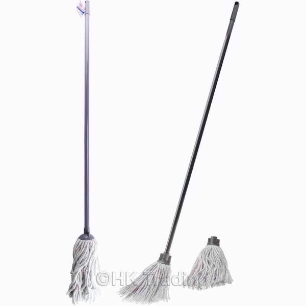 GLEAMAX COTTON MOP AND HANDLE