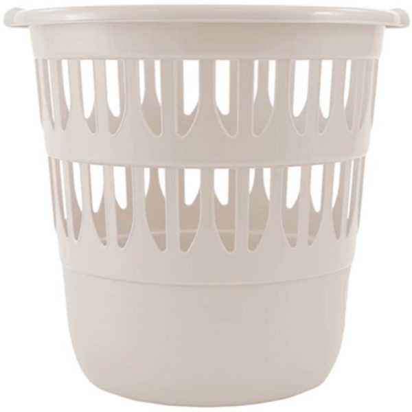 SIGNATURE WASTE BASKET ROUND TAUPE