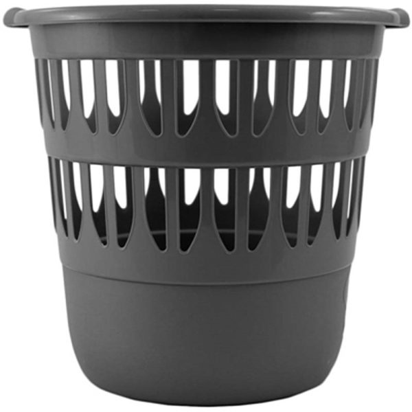 SIGNATURE WASTE BASKET ROUND VOLCANIC ASH