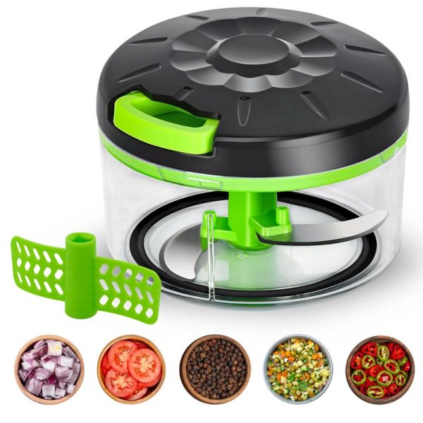 TOP 3 ROTARY FOOD CHOPPER STAINLESS STEEL