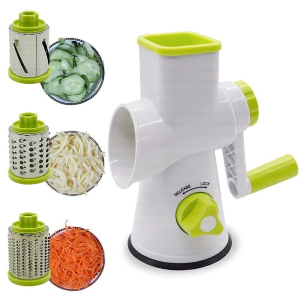 TOP 3 ROTARY FOOD GRATER STAINLESS STEEL