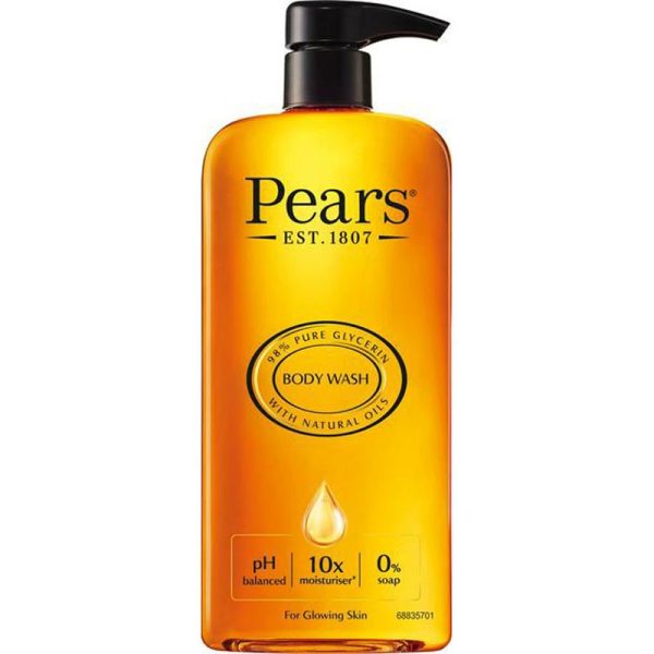 PEARS BODYWASH NATURAL OILS 500ML PACK OF 6