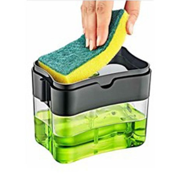 THL SOAP PUMP & SPONGE CADDY