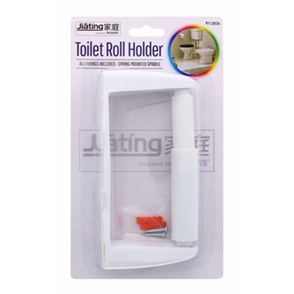 RYSONS TOILET ROLL HOLDER PLASTIC