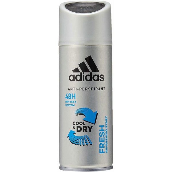 ADIDAS 150ML COOL DRY FRESH MENS PACK OF 6