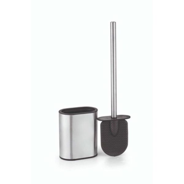 BLUE CANYON TOILET BRUSH HOLDER STAINLESS STEEL OVAL