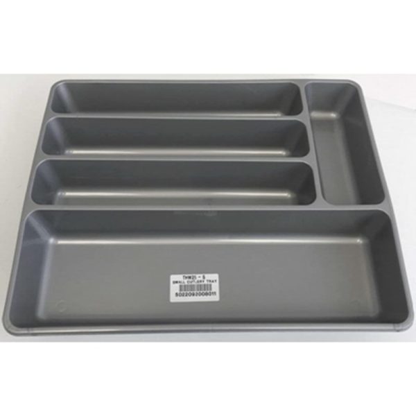 TML CUTLERY TRAY SMALL METALLIC SILEVR