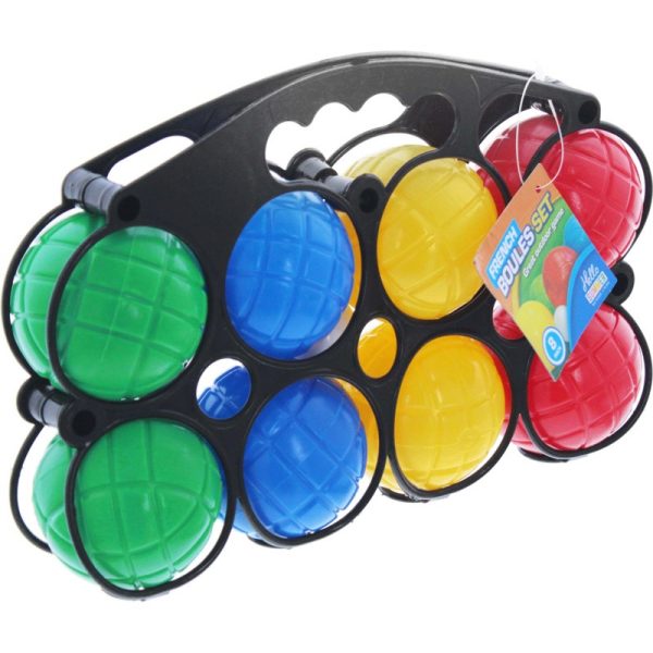 HELLO SUMMER PLASTIC FRENCH BOULES SET WITH 8 BALLS