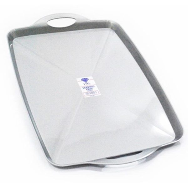 TML SERVING TRAY METALLIC SILVER