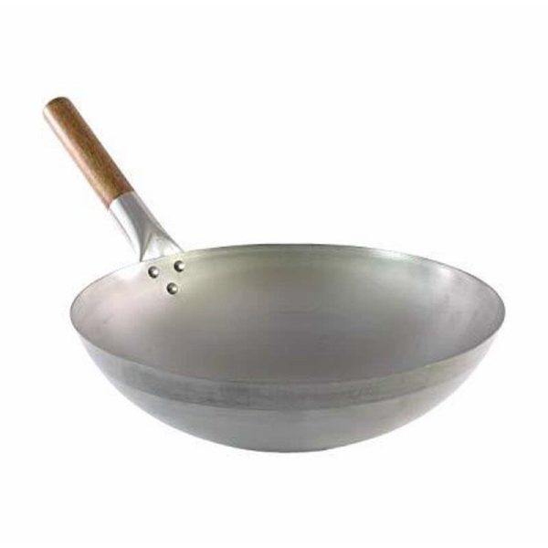 ALUMINIUM CHINESE WOK 10 INCH