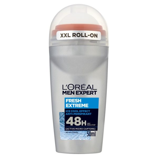 LOREAL MEN EXPERT ROLL ON FRESH EXTREME 50ML PACK OF 6