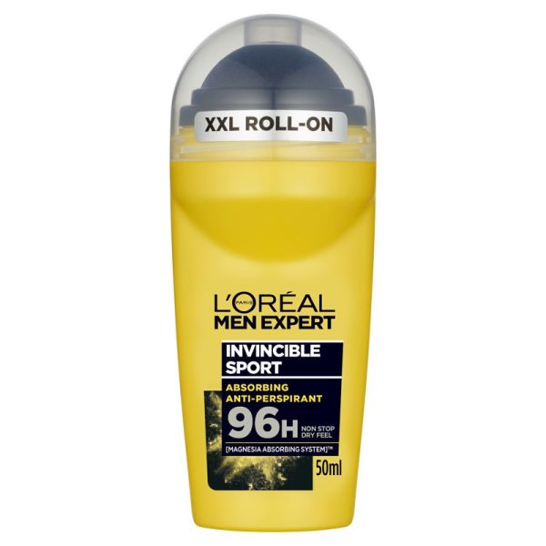 LOREAL MEN EXPERT ROLL ON INVINCIBLE SPORT 50ML PACK OF 6