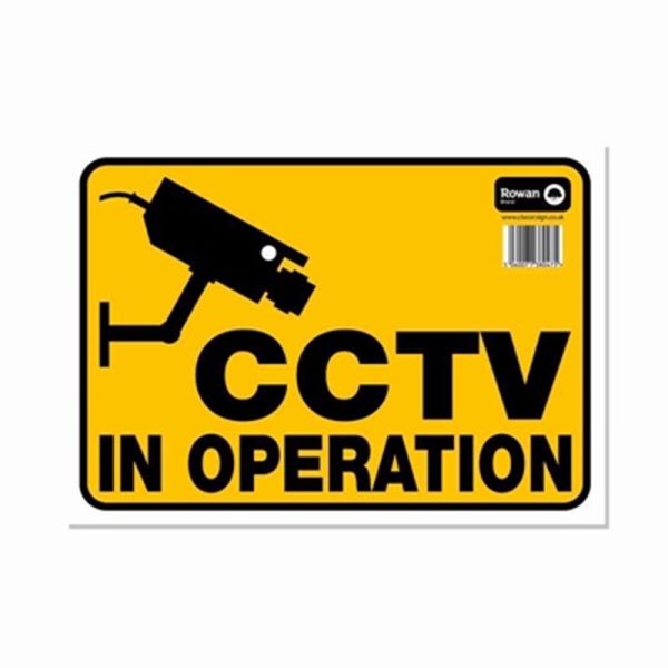 WARNING SIGN CCTV IN OERATION