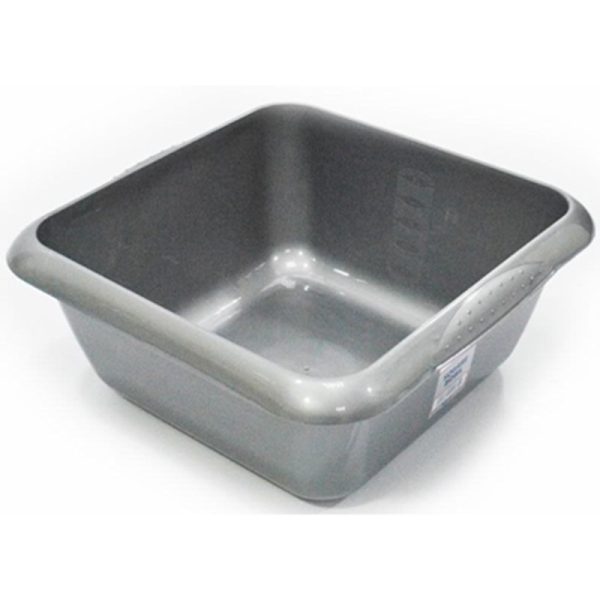 TML SQUARE BOWL 7L METALLIC SILVER