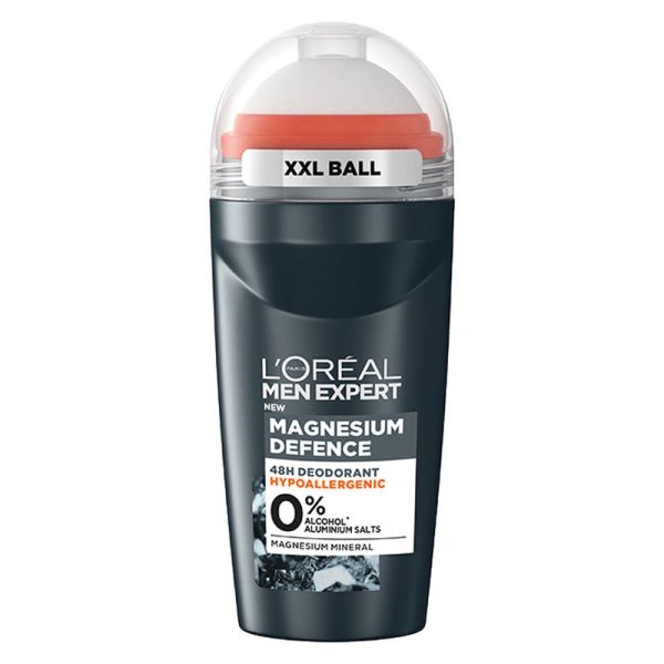 LOREAL MEN EXPERT ROLL ON MAGNESIUM 50ML PACK OF 6