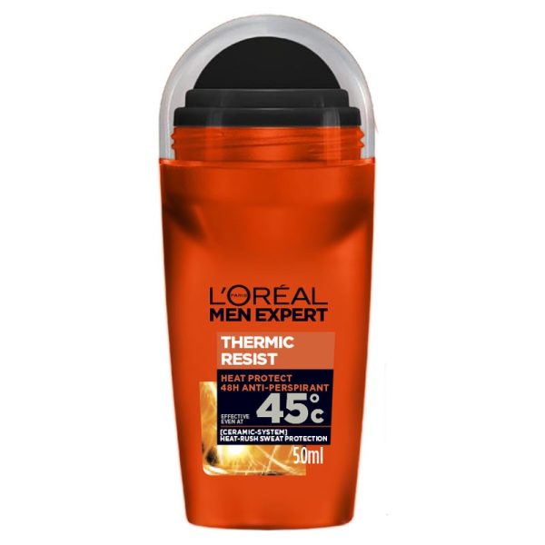 LOREAL MEN EXPERT ROLL ON THERMIC RESIST 48H 50ML PACK OF 6