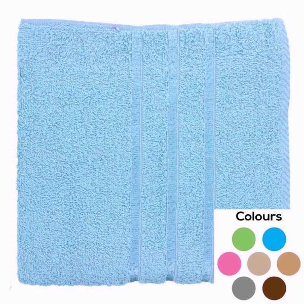 BATH TOWELS 500 GSM PACK OF 6 (ASSORTED COLOURS)