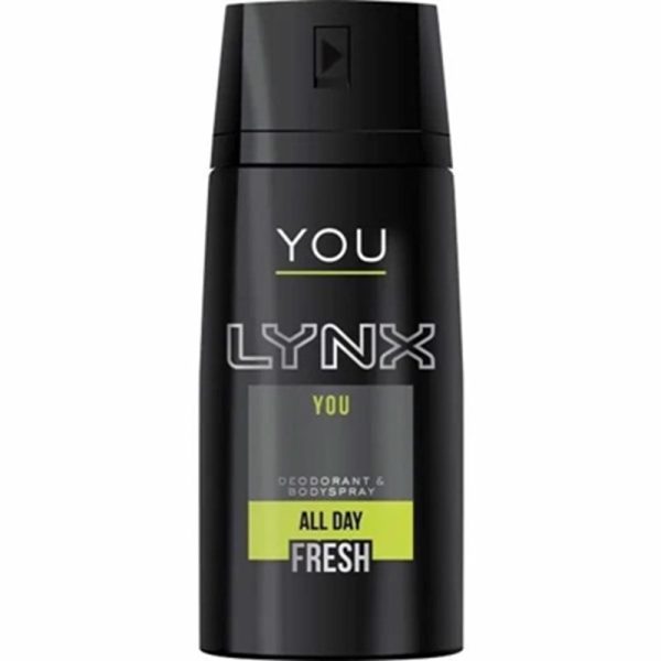 LYNX BODY SPRAY YOU 150ML PACK OF 6