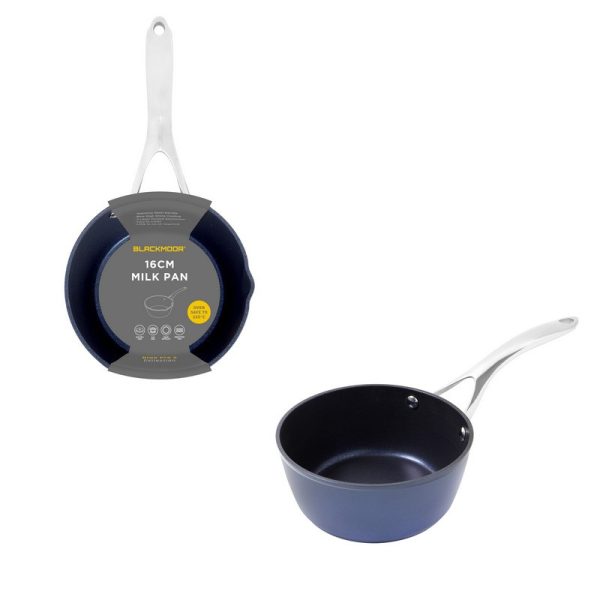 BLACKMOOR MILK PAN 16CM BLUE